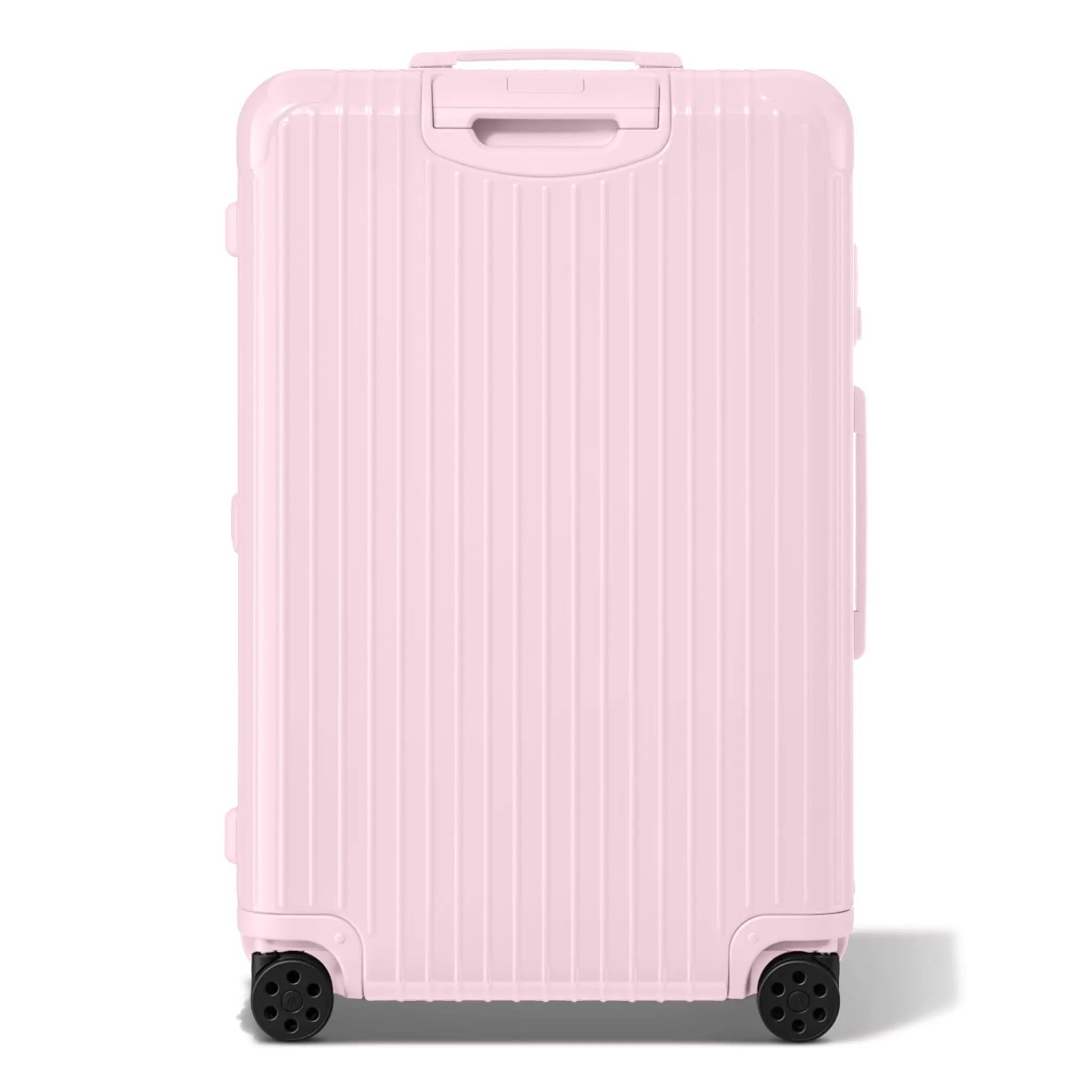 Back View of RIMOWA Essentials Gloss Ballerina Pink Check-In L Suitcase 83273751